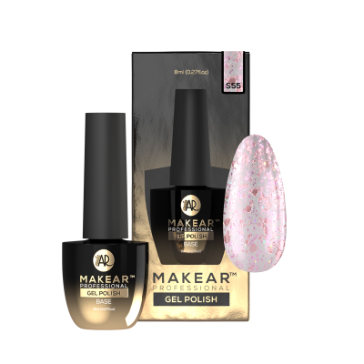 S55 Pink Aurora UV Gel Polish Makear